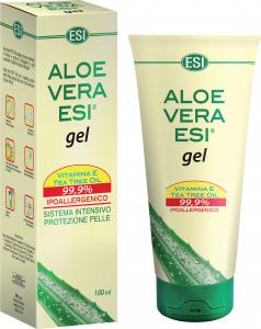 Aloe Vera Gel puro + Vitamina E + Tea Tree - Esi - 200ml