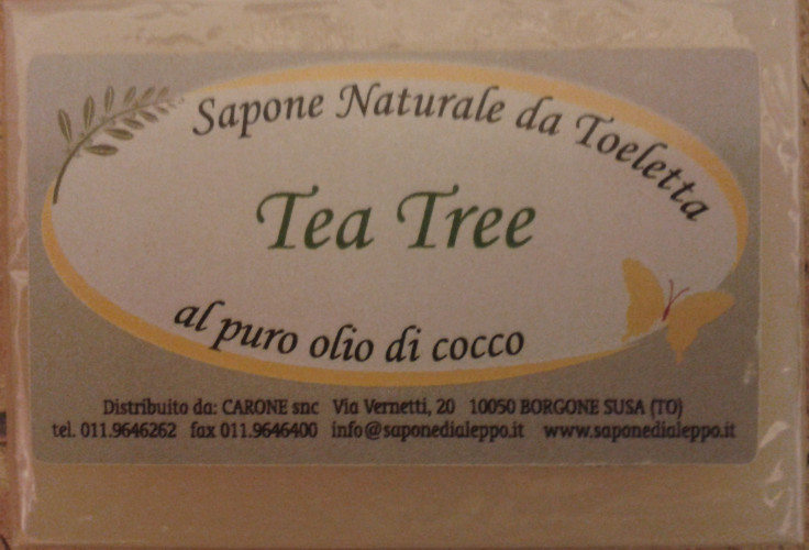 Sapone al Tea Tree Melaleuca con puro olio di cocco - 100gr