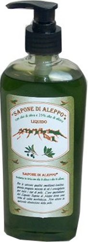 Sapone di Aleppo - Detergente Liquido 25% olio di Alloro - 2 Lt