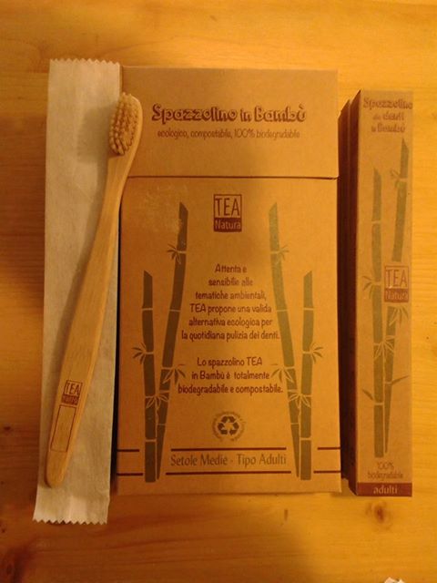Spazzolino da denti in Bambu - 100% Biodegradabile