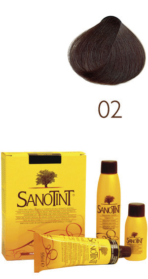 Tinta capelli senza Ammoniaca Sanotint Classic 02 Bruno