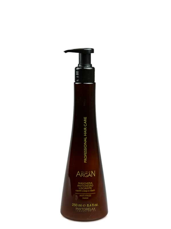 Maschera anticrespo lisciante Olio di Argan Professional - 250ml - Clicca l'immagine per chiudere