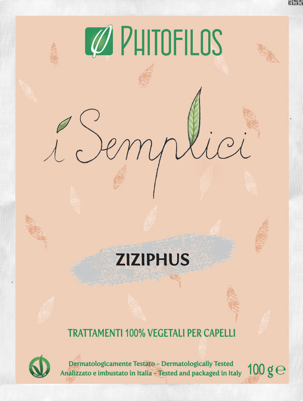 Ziziphus Polvere pura lucidante volumizzante capelli - 100g