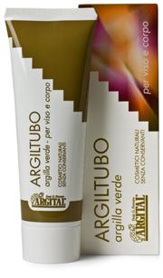 Fango Maschera Viso e Corpo Bio - Argilla Verde Argiltubo 250 ml