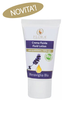 Crema Fluida Blu alla Lavanda - 30ml - Flora