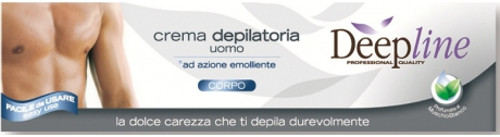 Crema Depilatoria uomo al Muschio bianco + spatolina - Deepline