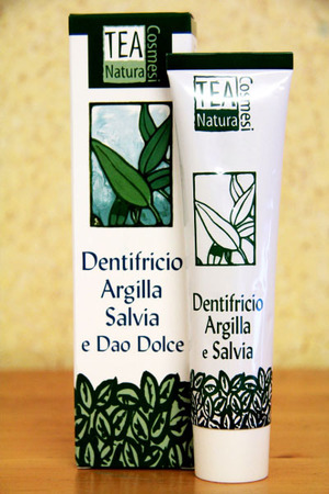 Dentifricio Argilla e Salvia Omeopatico - Tea Natura - 75ml