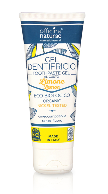 Dentifricio al Limone Eco biologico Omeopatico naturale - 75ml