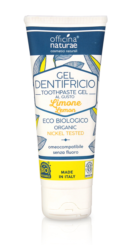 Dentifricio al Limone Eco biologico Omeopatico naturale - 75ml - Clicca l'immagine per chiudere