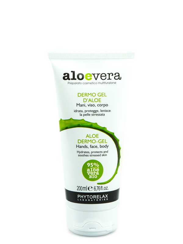 Dermo Gel D'Aloe 95% Bio - Mani, Viso, Corpo - 200ml