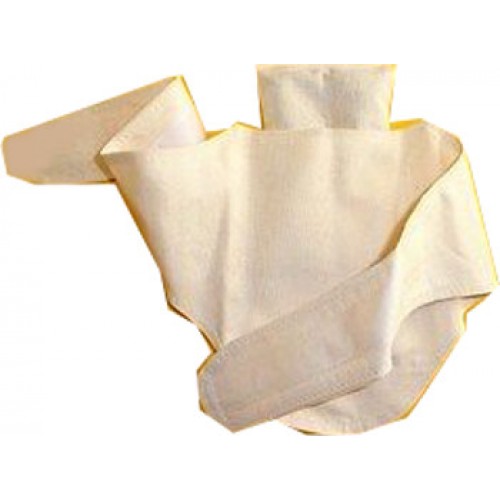 Fascia con semi di uva per arti e nuca - 70x110 mm - Ecru