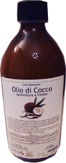 Olio di Cocco Puro Estratto a freddo - Cosmetico - 500 ml