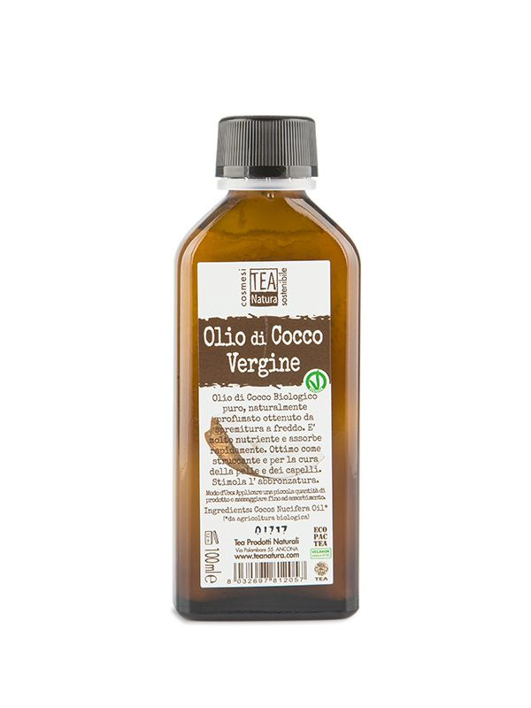 Olio di Cocco Vergine Bio - 100ml Tea Natura