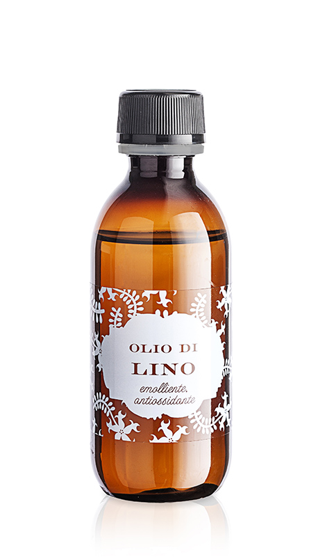 Olio di Lino Puro - Lucidante Capelli - Pelle secca - 110ml