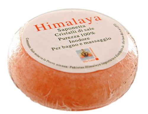 Pietra di sale rosa Himalayano- Saponetta per bagno e massaggi - Clicca l'immagine per chiudere