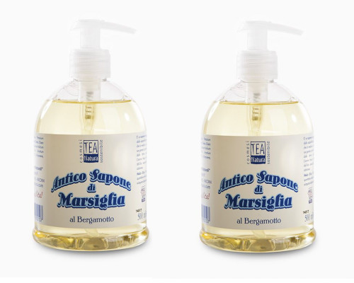 Sapone di Marsiglia Liquido al Bergamotto -Detergente mani 500ml