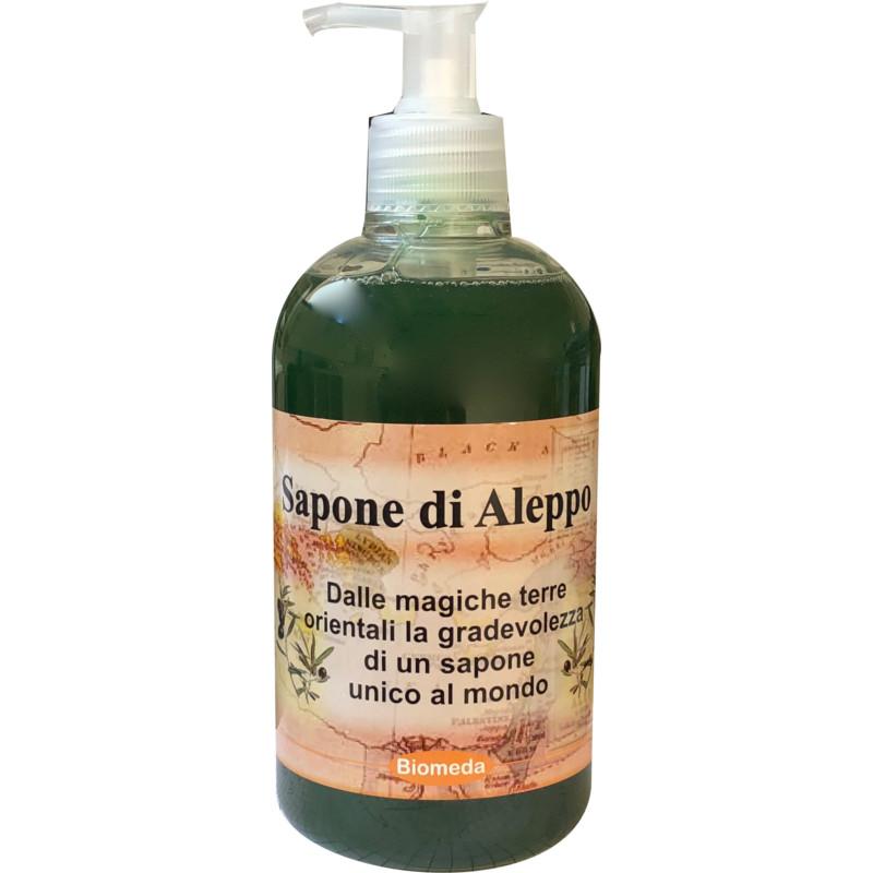 Sapone di Aleppo - Detergente Liquido 25% olio di Alloro - 500ml - Clicca l'immagine per chiudere