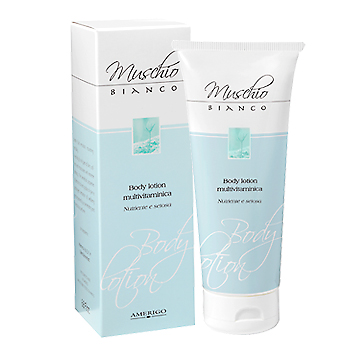 Body Lotion Emulsione Corpo Crema al Muschio Bianco 200ml - Clicca l'immagine per chiudere