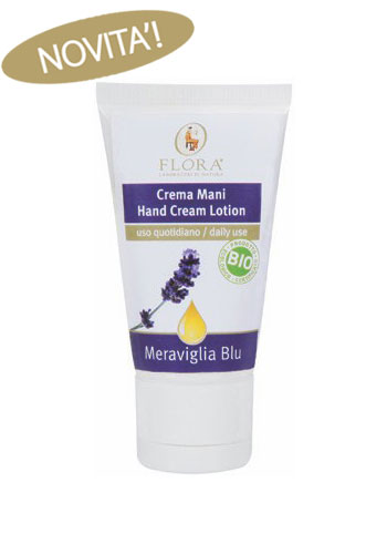 Crema Mani Blu alla Lavanda e Burro di Karitè - 100ml - Flora