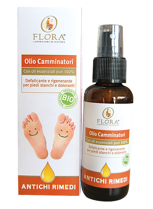 Olio Camminatori per gambe e piedi stanchi - 50ml - Flora - Clicca l'immagine per chiudere