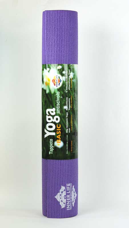 Tappeto per lo yoga - BASIC - VIOLA - 183 x 61 x 0,4 cm