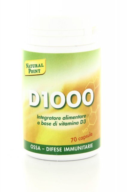 D1000 Integratore alimentare a base di Vitamina D Natural Point