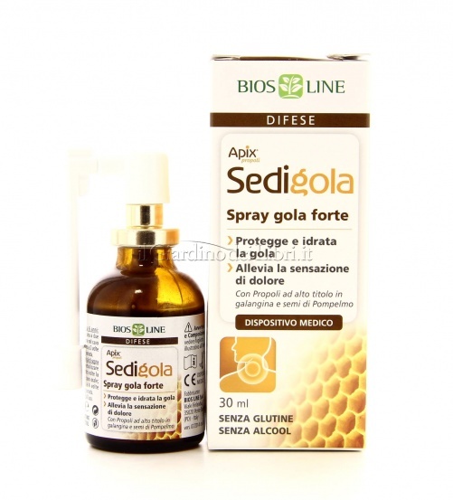 Apix Propoli - Sedigola - Spray Gola Forte 30ml Bios Line - Clicca l'immagine per chiudere