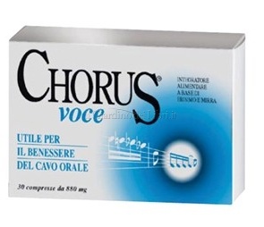 Chorus Voce Compresse Contro la raucedine 30 compresse