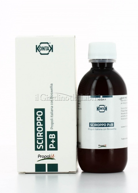 P+B Sciroppo alla Propoli italiana bio e Boswellia 150ml