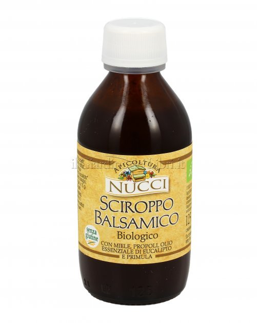 Sciroppo Balsamico Bio Senza glutine. Miele, propoli 125ml