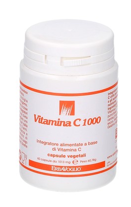 Vitamina C 1000 - Integratore alimentare 60 capsule Erbavoglio