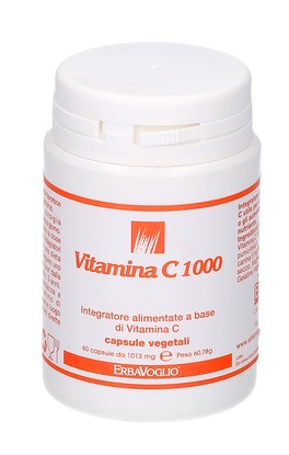 Vitamina C 1000 - Integratore alimentare 60 capsule Erbavoglio - Clicca l'immagine per chiudere