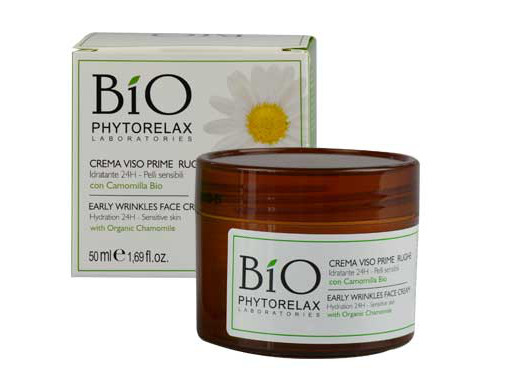 Crema Viso Bio Prime Rughe - Pelle sensibile - 50ml - Phytorelax