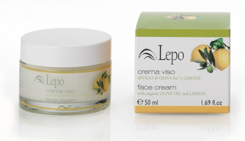 Crema viso all'olio di Oliva Bio e Limone - 50ml - Lepo